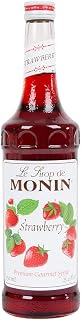 Monin Strawberry Syrup 750ml (25.4oz) by Monin