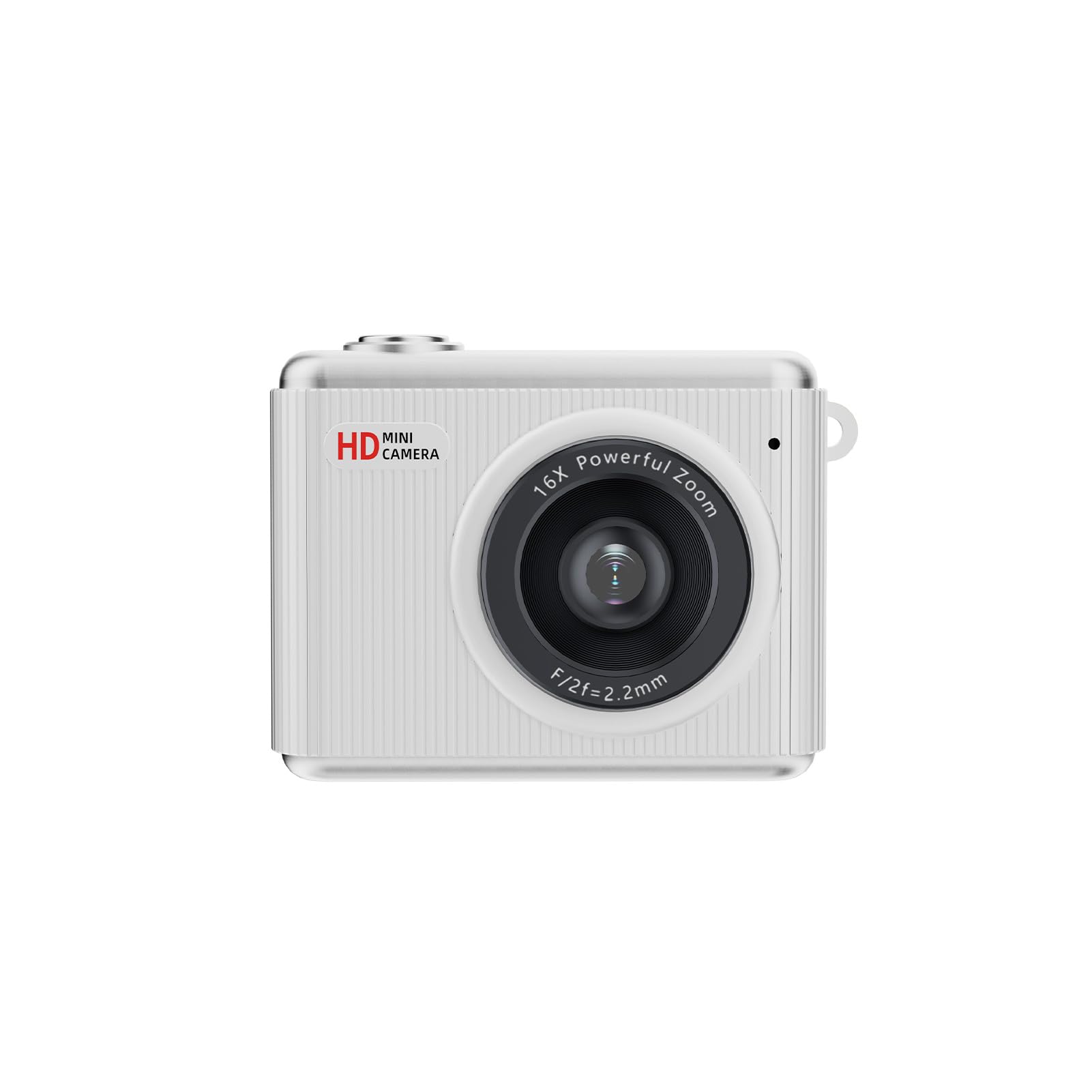 Digital Camera, 64MP 2.5K Digital Cameras for Photography with 1.4 Inch Screen, 16X Zoom, 300mAh Battery, 11 Filters, for Travel Vlogging (White)-image-36