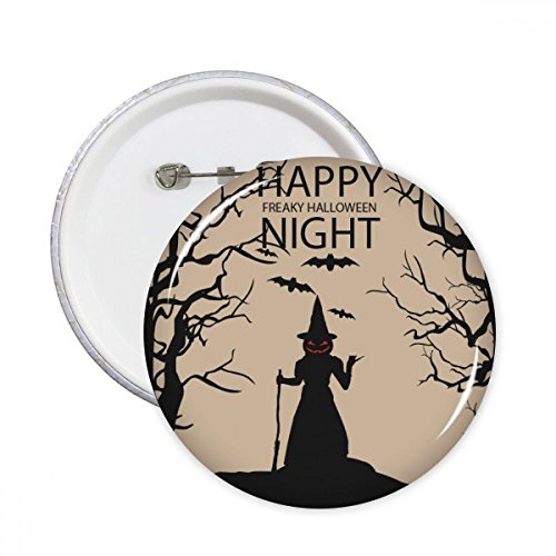 Cadeaux multicolores Halloween badge citrouille XL pins pour petits et grands