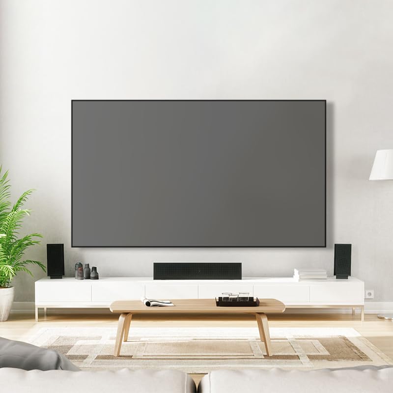 Miniatura 3 de Pantalla ALR para proyectores de tiro estándar (no UST), pantalla de proyector ALR de 120 pulgadas, montaje en pared, 169 8K4K 3D, pantalla de