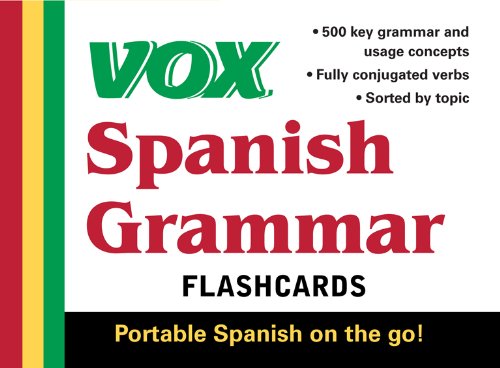 VOX Spanish Grammar Flashcards (Spanish Edition)