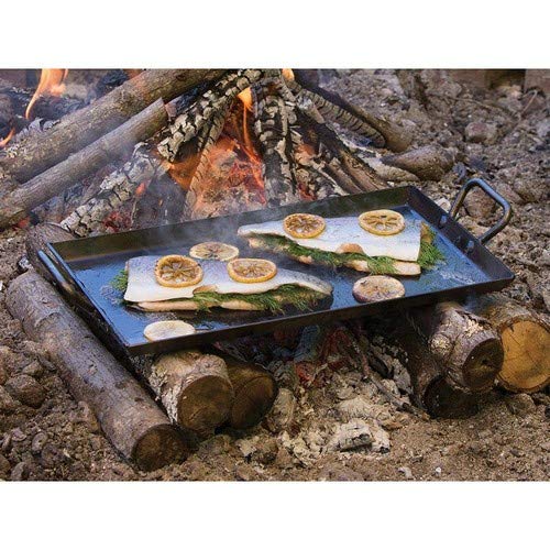 Lodge Crsgr18 Carbon Steel Griddle, Pre-Seasoned, 18-Inch #TOP3