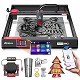 Algolaser 20W Laser Engraver Machine - Laser Cutter/Engraver with Air Assist Kit - Laser Engraving Machine with 3.5