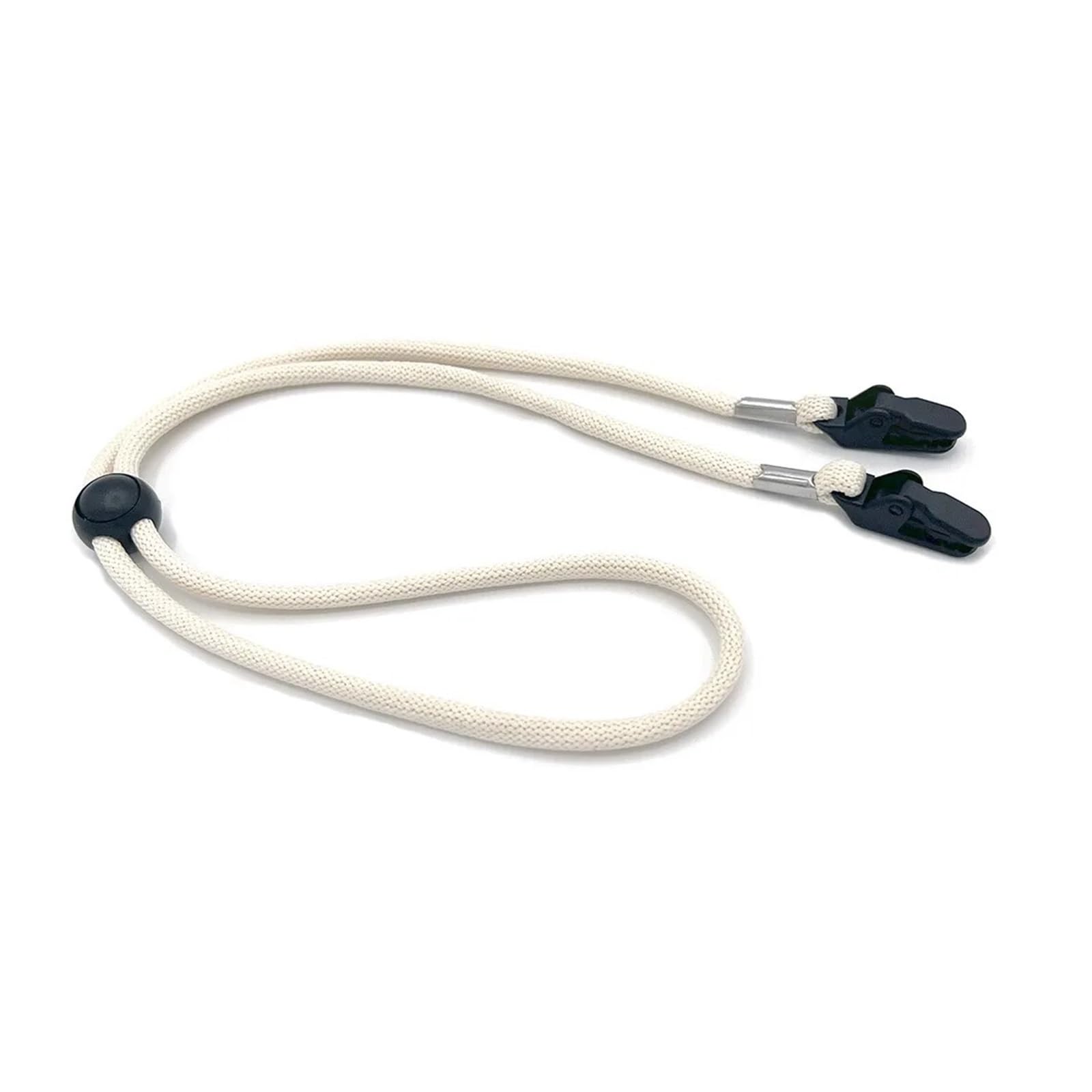 Lyhydma Beige Drawstring Cord 1Pc Hat Retainer Chin Cord Boating Riding Windproof Strap Clips For Wind Diy Apparel Sewing Supplies(Beige)