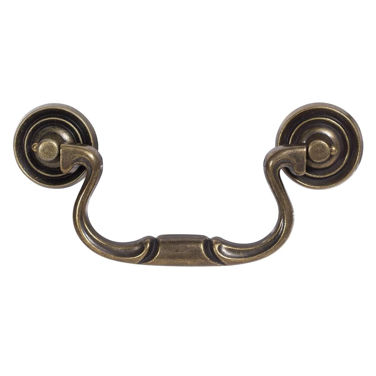 Elegant Antique Bronze Bail Drawer Pulls - 96mm Cabinet Dresser & Furniture Hardware for Vintage & Modern Styles-image-8