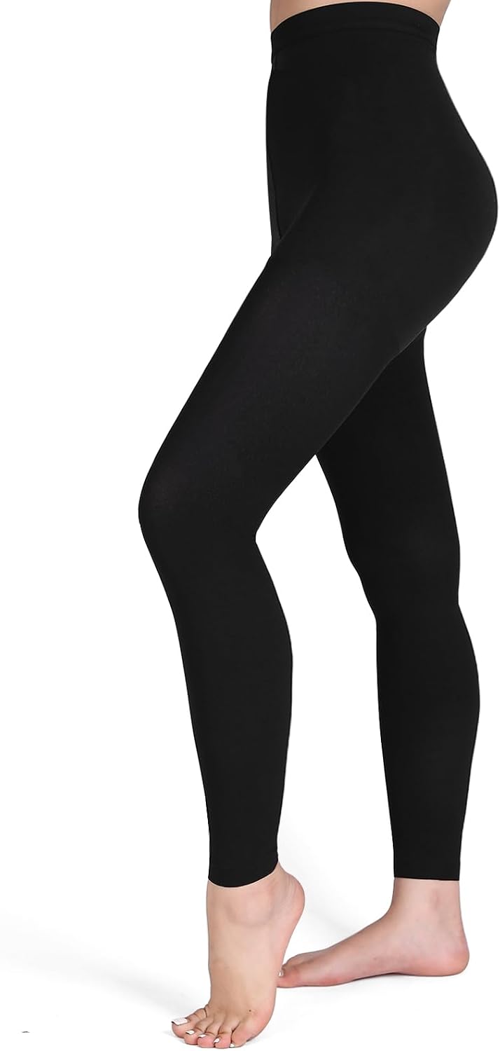Medical Compression Tights Women, 20-30 mmHg Graduated Compression Pantyhose for Men, Footless Compression Stockings, High Waist Compression Leggings for Varicose Veins, Edema, Swelling