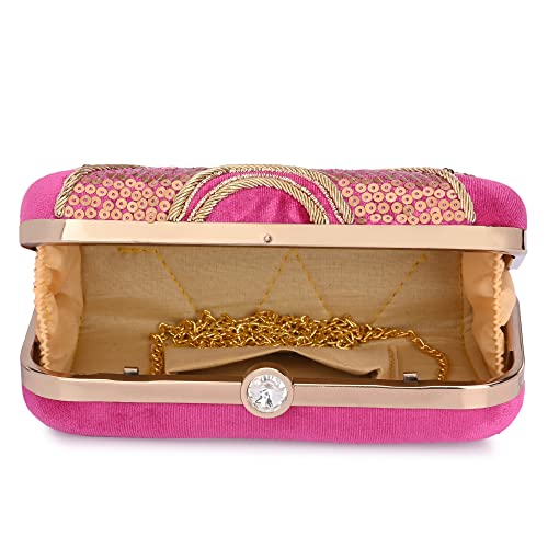 Image of For The Beautiful You Neck Embroidered Women's Clutch