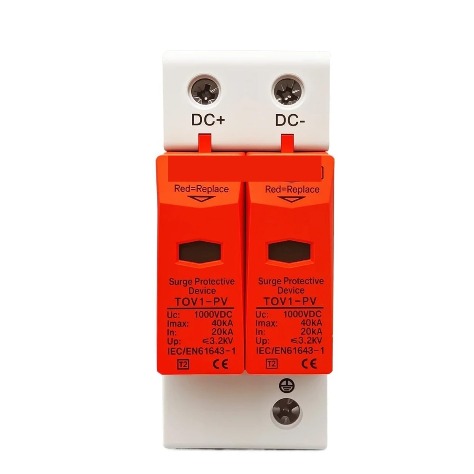 Urządzenie przeciwprzepięciowe do domu, zabezpieczenie przed przepięciem, niskie napięcie, DC 1000V, 20KA ~ 40KA