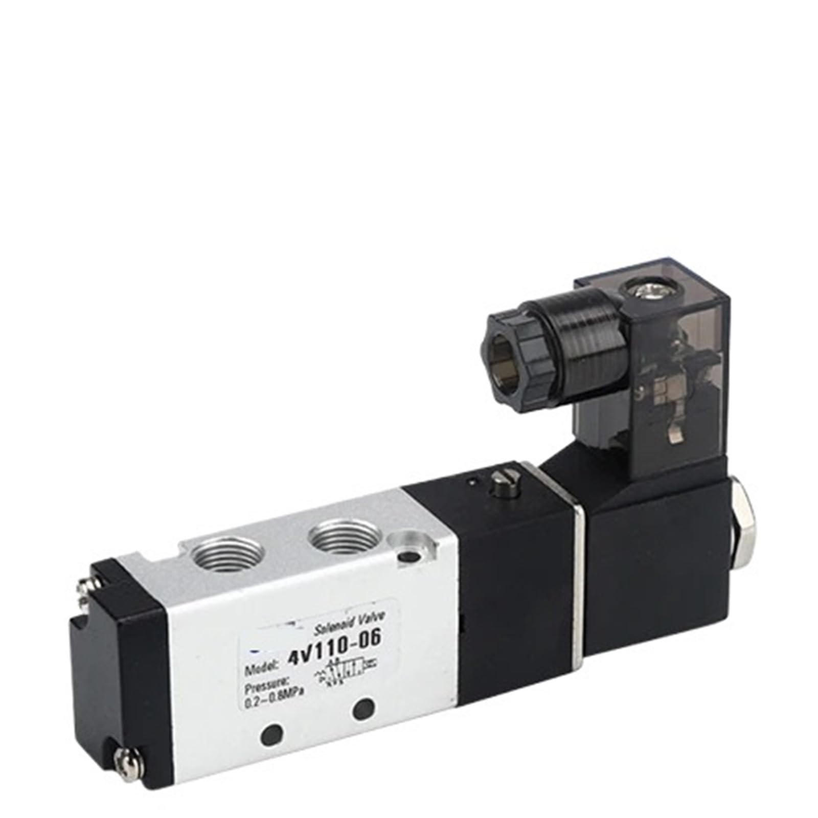 Vanne pneumatique 5/2 4V110-06 étanche AC220V pour le pilotage de vérin sans fuite