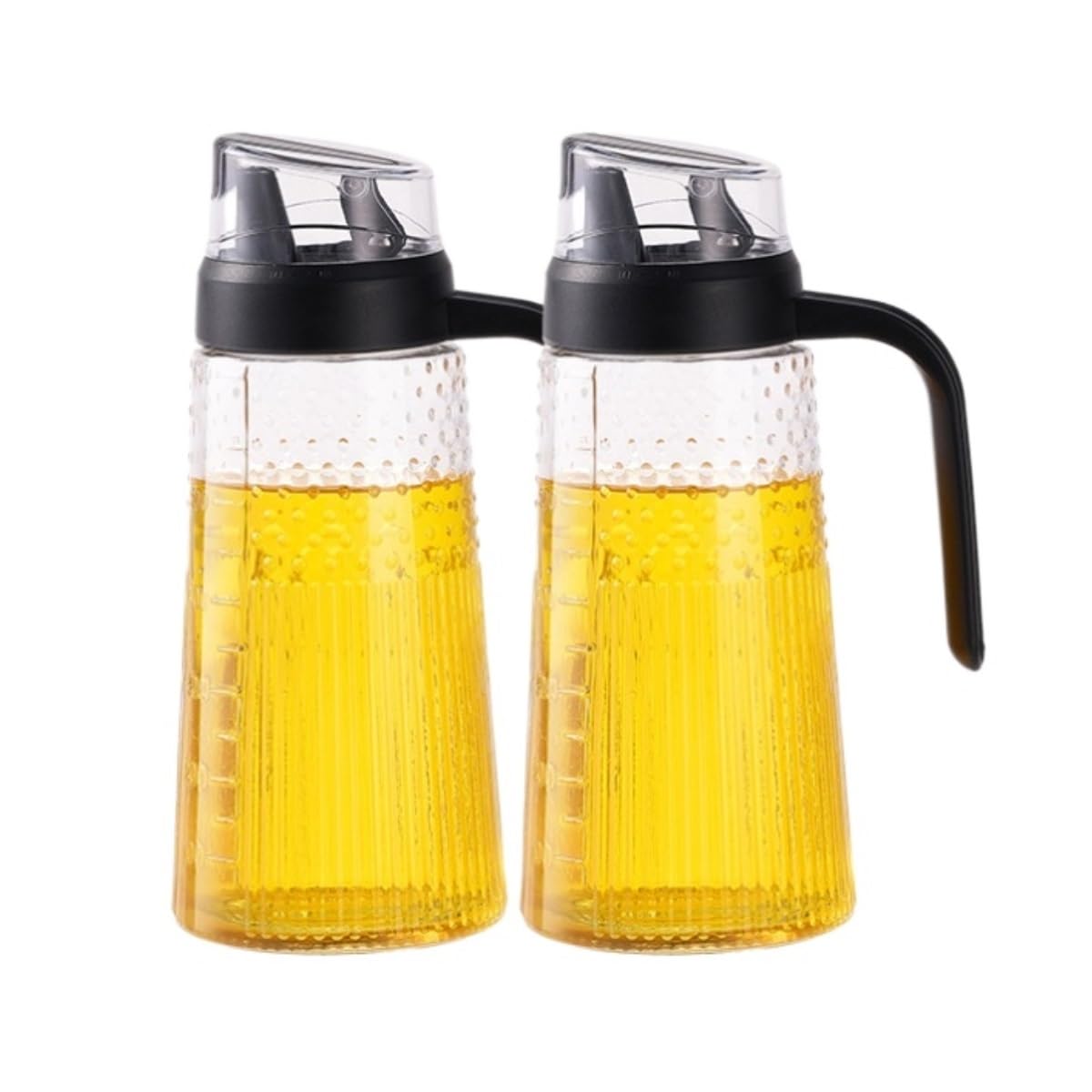 CVdrtyED Leak Proof Oil And Vinegar Dispenser Set Kitchen Household Soy Sauce Vinegar Seasoning Bottle Without Oil Filling Container 2 Piece Set For Liquid Seasonings