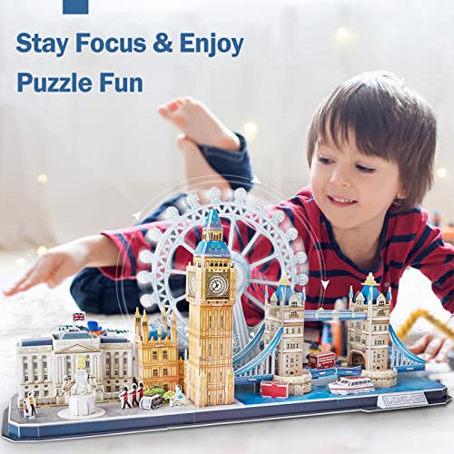 3D Puzzles For Kids Ages 8-10-12-14 London Arts Crafts For Girls Ages 8-12 Stem Projects For Kids Ages 8-12 Gifts For 8 Year Old Girls Toys 8-10 Years Old Toys For 8 Year Old Girls Boys Building Model #TOP2
