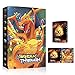 Classeur Carte Pokemon, Porte-Carte Pokemon 240 Cartes, Rangement Carte Pokemon Gx et Vmax, Cadeau Ideal Pour Les Petits Collectionneurs - DRACAUFEU