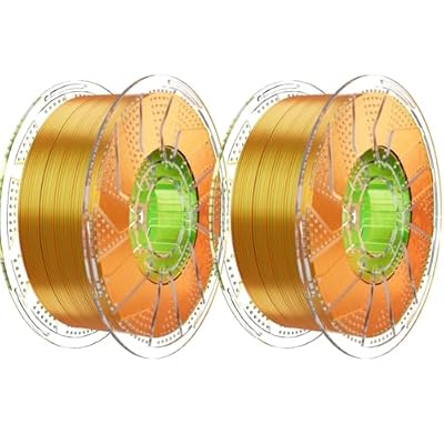 Chitu Systems Conjure Tricolor Silk PLA 3D Printer Filament, 2KG Spool (4.4lbs),...