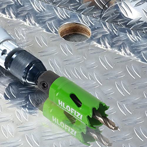 Hlofizi 1 Inch Hole Saw (25 Mm) With Tungsten Carbide Tipped For Drilling Metal, Hardwood, Nail-Embedded Wood, Stainless Steel, Stucco And Wire Mesh Combination, Cement Fiber Board, Up To 2X Faster #TOP5