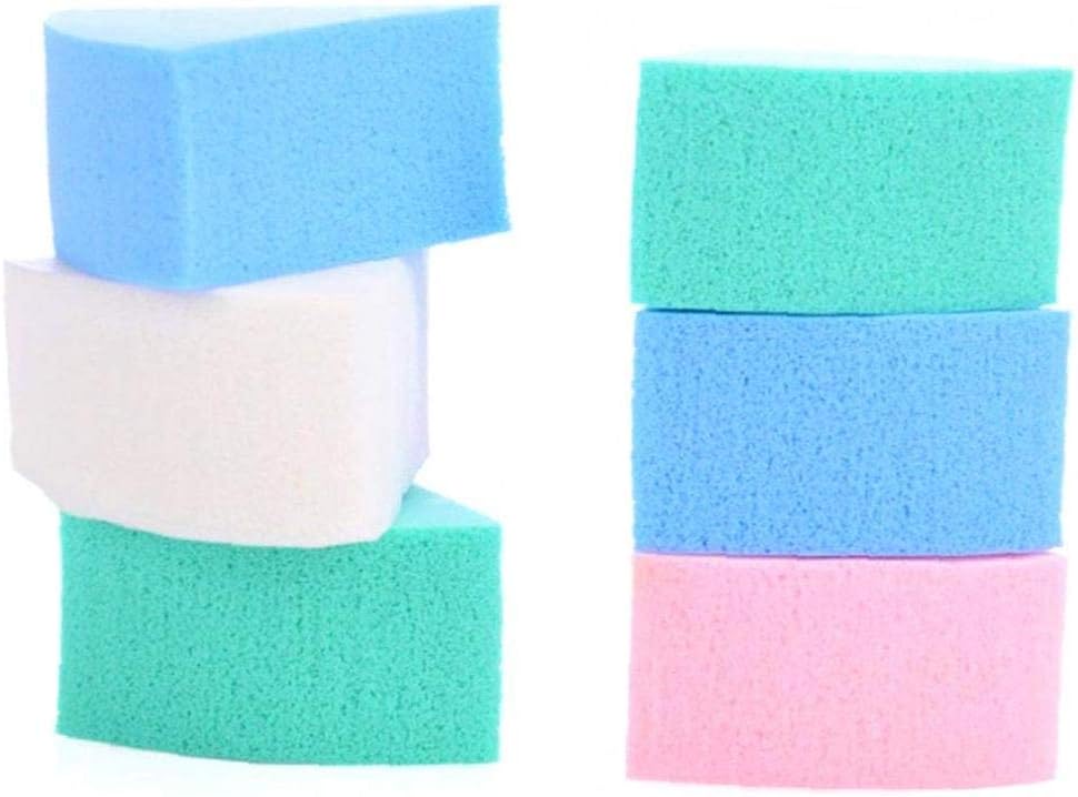 6 Pcs Makeup Blender Beauty Sponge Set Foundation Blending Sponge for Liquid Creams Powders Multi Color