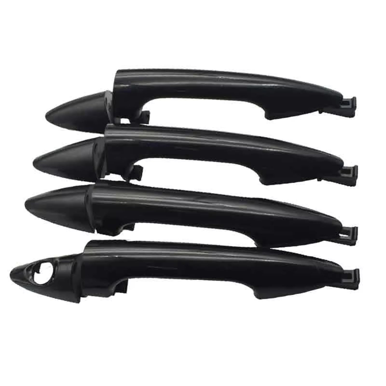 NingRuiBhd Car Sliding Outer Door Handle for Hyundai for Accent 2012-2017 1 Set Exterior Outside Outer Door Handle Black