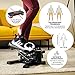 SportPlus 2-in-1 Mini-Stepper mit patentierter Umschalttechnik, Swing-Stepper und Auf-und-Ab-Steiger in einem Gerät, bis 100kg, verschleißfreie Hydraulik-Zylinder