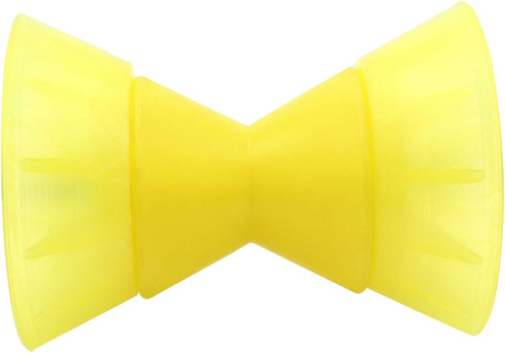 Ultimate 4" X 7" Overall Width Boat Trailer Roller Bow Stop Polyurethane 1/2" Mounting Hole