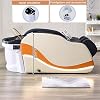 Head SPA Shampoo Bed (Waterfall Head Spa Equipment) (Smart Massage) (Head Fumigation) (Back Heating), Massage Shampoo Bed with Warm Orange Ambient Light