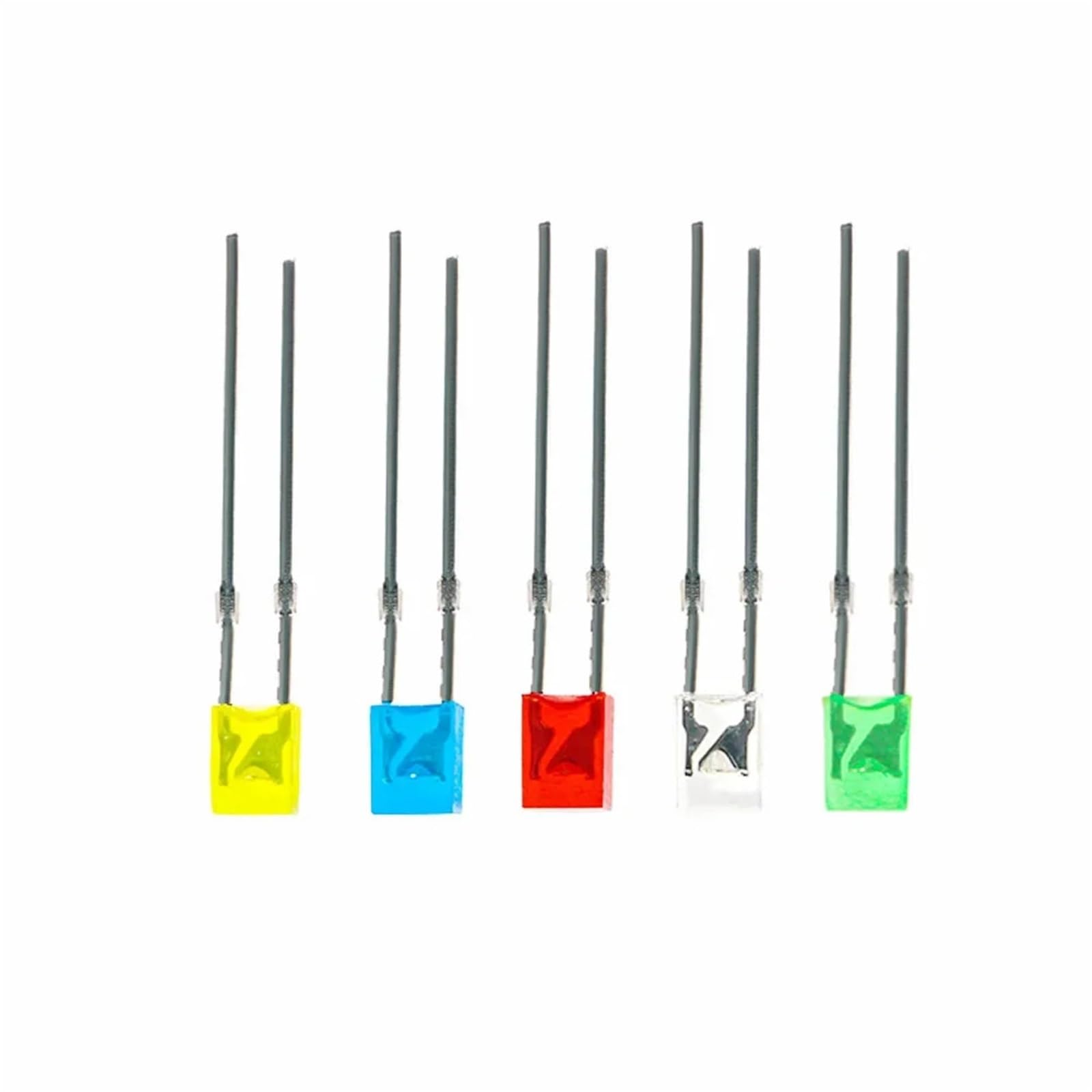 Diodes LED carrées multicolores pour réparer vos appareils et voyants électroniques