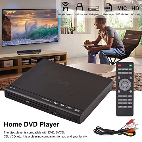Qudai DVD-225 Home DVD Player DVD CD CD Player Digital Multimedia Player Saída AV com controle remot