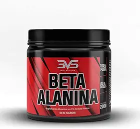 Beta Alanina Pura 200g 3VS Nutrition · 100% Beta-Alanina · Sem Sabor · Resistência Muscular · 50 doses