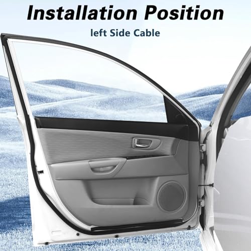 KPALAG Front Left Driver Side Door Handle Release Cable Interior Door Latch Cable Compatible with 2Door Honda Accord Coupe EX LX 2003-2007 Replace# 72171-SDN-A02 by KPALAG - Image 7
