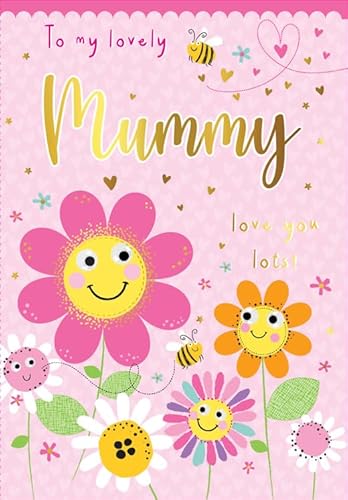 Mother's Day Card, To My Lovely Mummy - 9 x 6 inches - Piccadilly Greetings