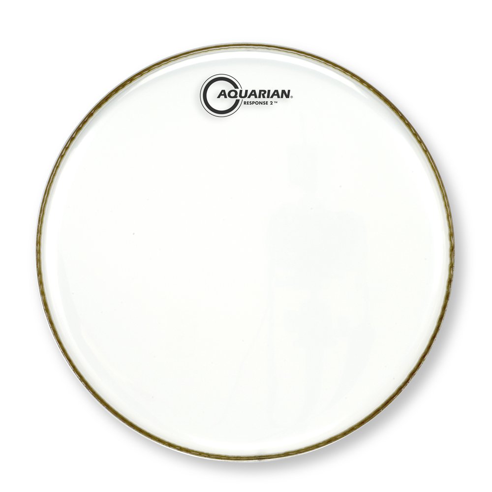 Aquarian RSP2-20 Response 2 - 20 inch Bass Drumhead - 2 Ply - Clear