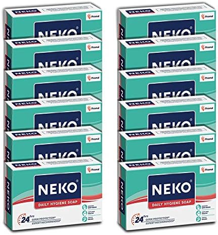 Neko Daily Hygiene Soap, 24 hours Germ Protection, 100g, Pack of 12
