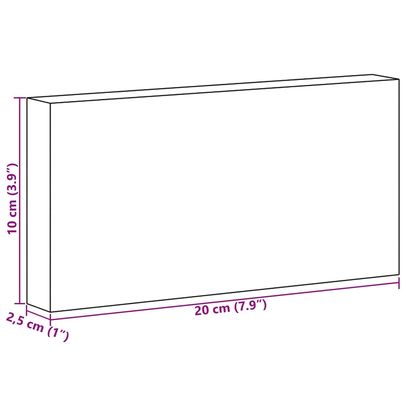 Salzsteine 20 pcs Rosa 20 x 2,5 x 10 cm Steinsalz dekorativ Innenbereich Bastelbedarf Bastelmaterial Handwerk Zubehör DIY Geschenk