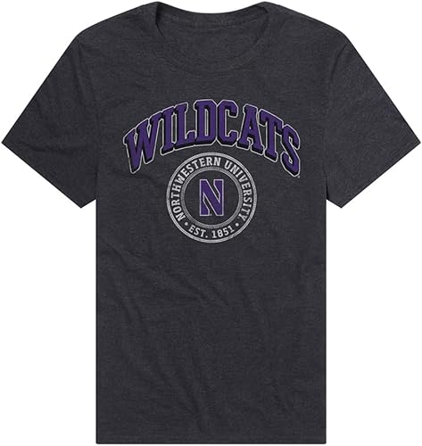 Miniatura 8 de Campus Lab Official NCAA Classic Seal Collegiate Classic Ring-Spun T-Shirt Unisex for Men & Women Collection