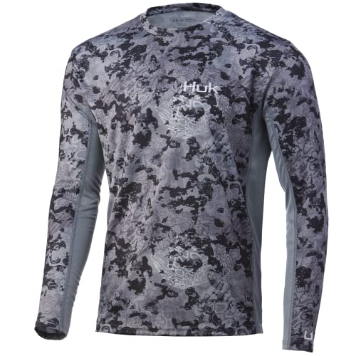 Image of HUK Men's Icon X Long Sleeve Shirt, Performance Fishing Shirt