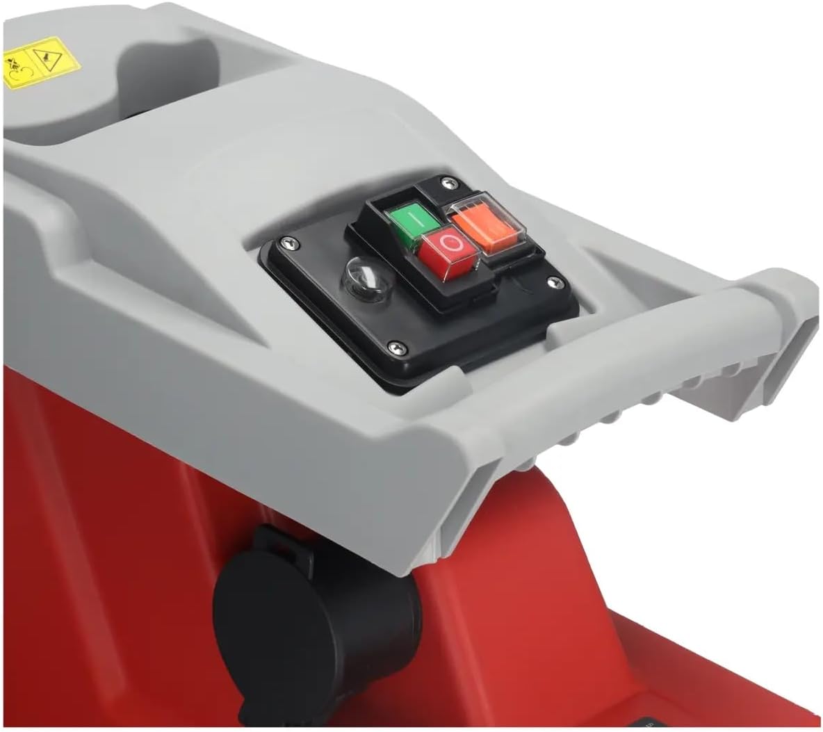 Dedra DED8682 Electric Garden Shredder control panel close-up