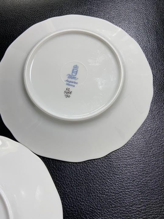 S187-43 アウガルテン マリアテレジア 直径25㎝ 大皿 ２枚セット S187-43 アウガルテン マリアテレジア 直径25㎝ 大皿 2枚セット S187