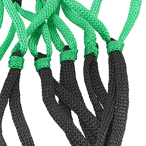 Sjzbin Net Bag 2Pcs Black Green Nylon Single Ball Mesh Bag Carrier For Volleyball Basketball Football Soccer #TOP4