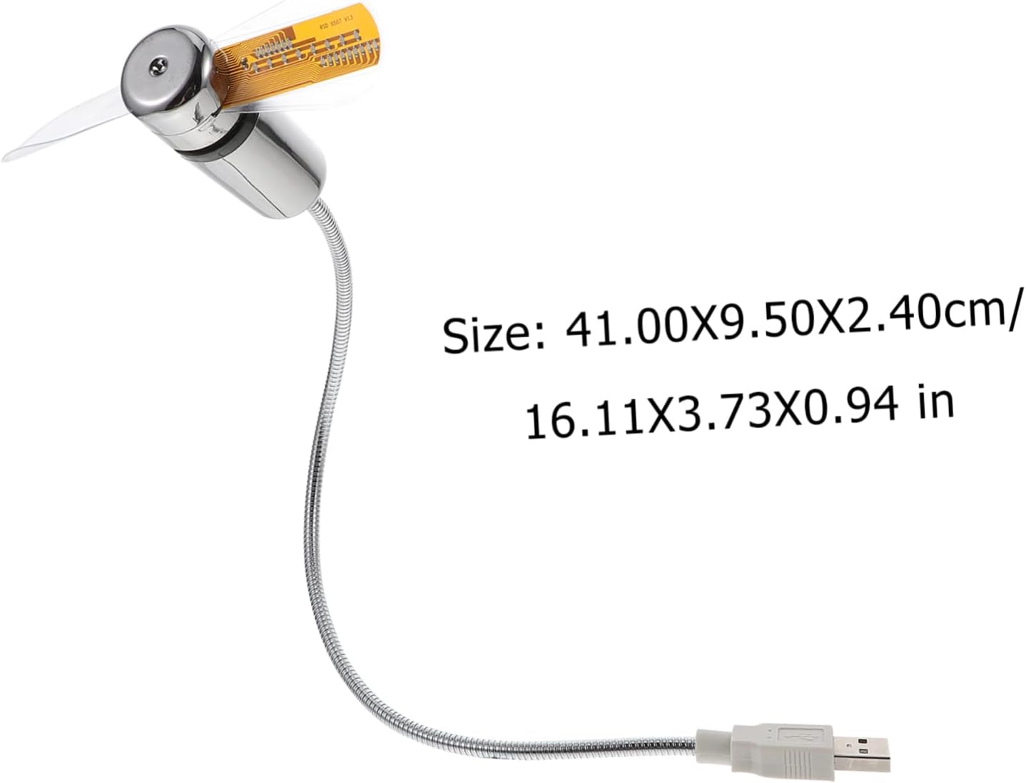 3pcs Usb Led Clock Fan Temperature Flexible Gooseneck Design Portable Cooling Mini Fan for Home Office and Outdoor Use Usb for