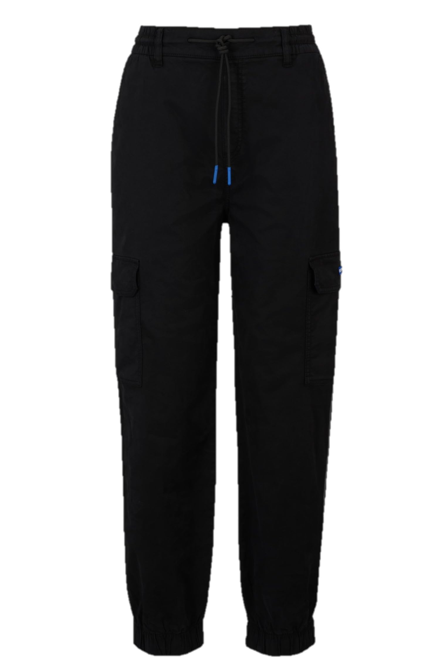 HUGO Women's Cotton Mix Cargo Pocket Drawstring Joggers