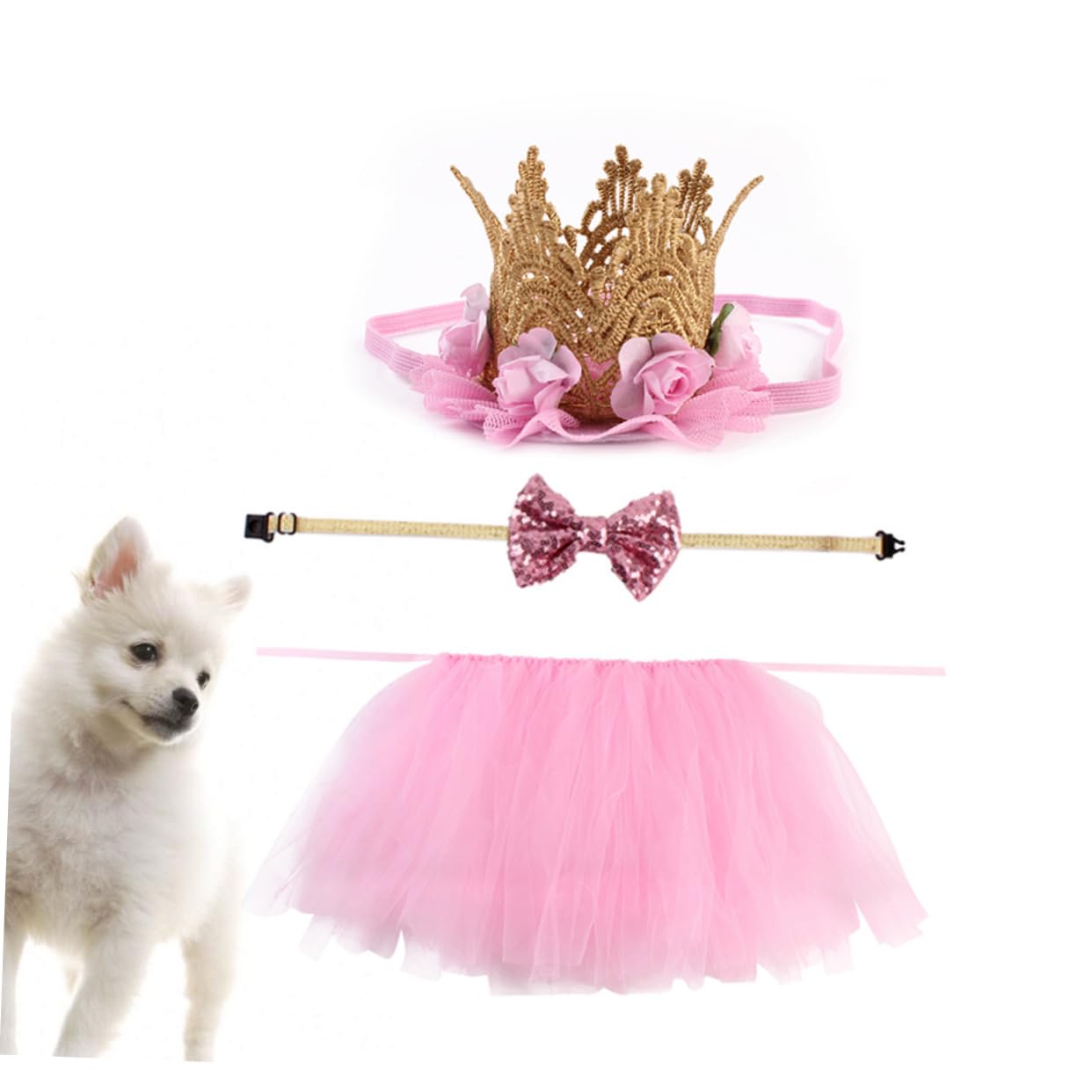 Beavorty Set Di 12 Costumi Divertenti Per Cani Con Cravatta Copricapo Vestiti Per Cani E Accessori Per Feste