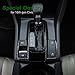 Thenice for 10th Gen Civic Gear Box Trims CVT Automatic Transmission Shift Boots Panel Stickers for Honda Civic Sedan Hatchback Coupe 2021 2020 2019 2018 2017 2016 -Carbon Fiber