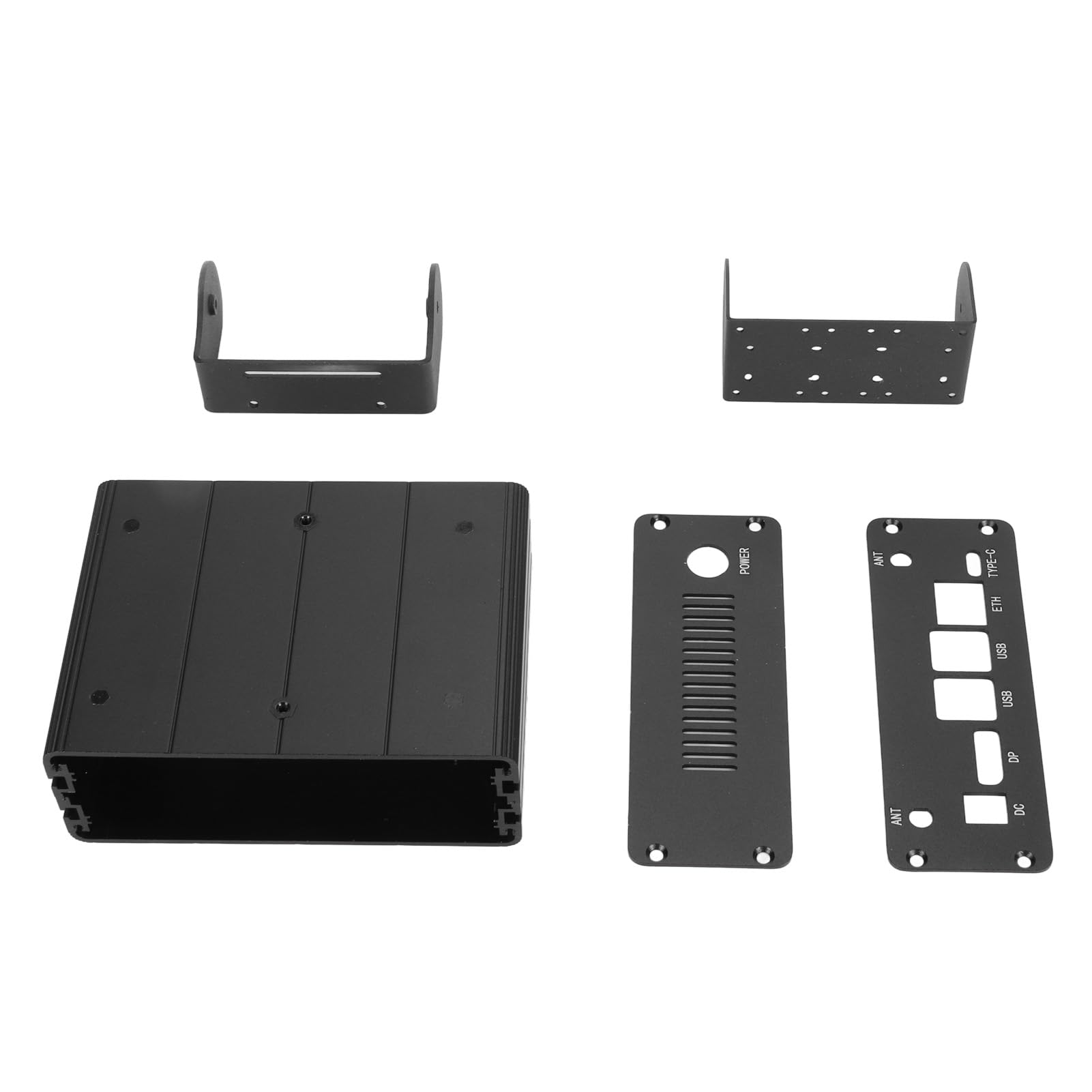 GOWENICMini Computer Case, Aluminum Alloy PC Case with Camera Holder, Three Sides Heat Dissipation, for Orin Nano NX Kits