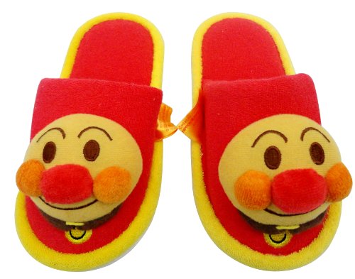 ニッポンスリッパ アンパンマン スリッパ アンパンマンパイルマスコット レッド 241687