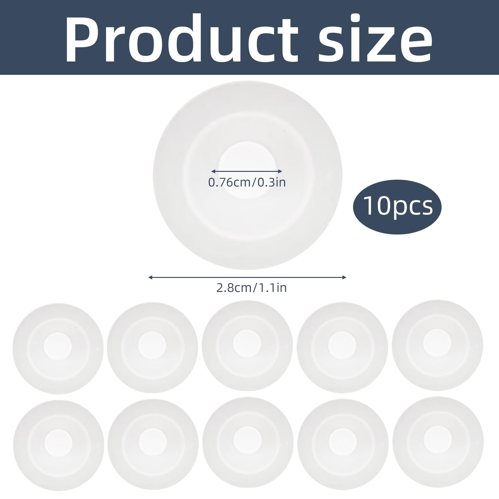 10 Pcs Bottle Seals, Silicone Bottle Seals - Image 2