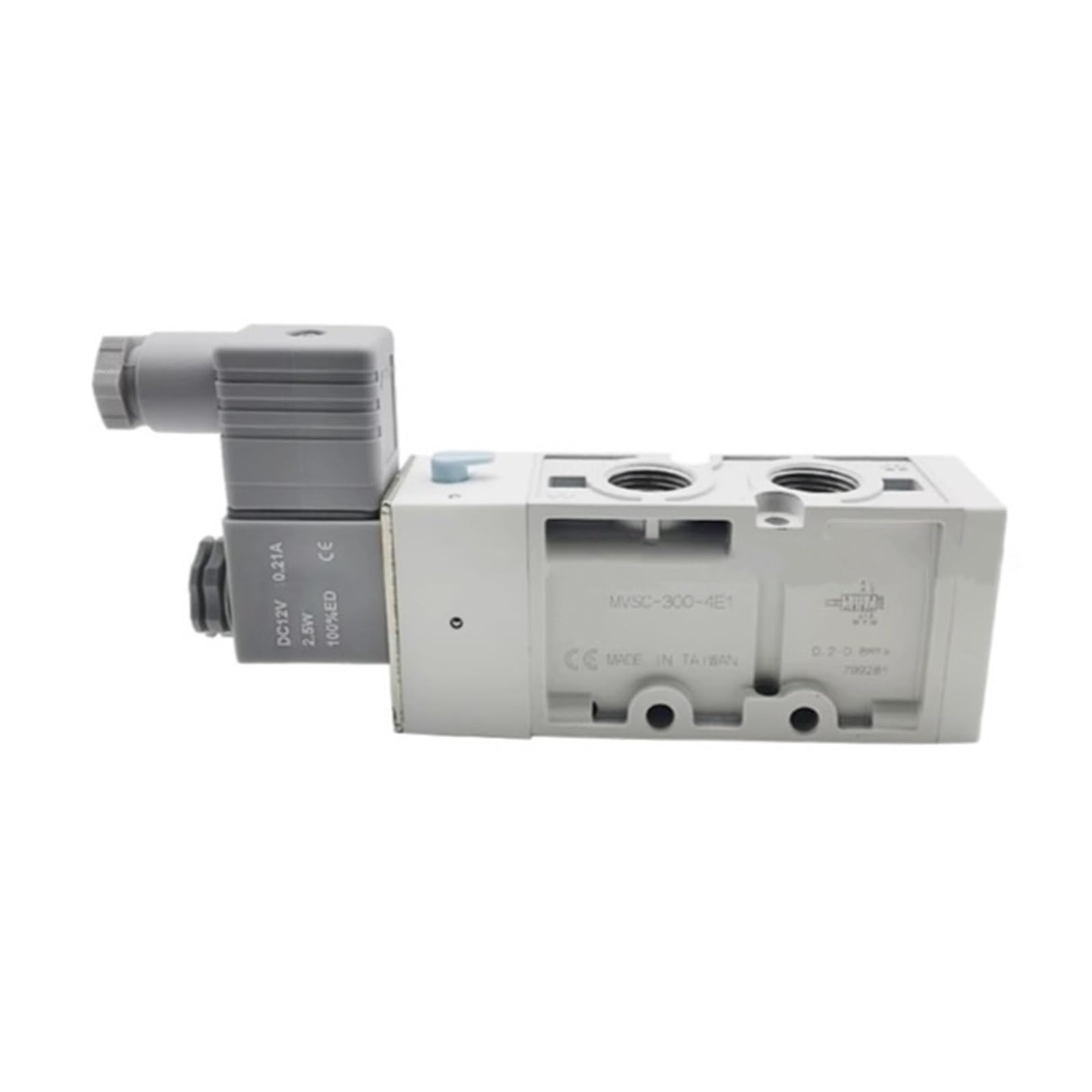 Électrovanne MVSC-300-4E1 12V CC pneumatique à commutation rapide - 2