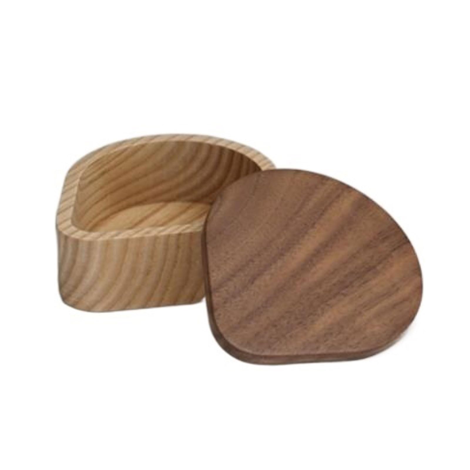 Contenitore Portafiltri Da Caffè In Legno Con Coperchio | Dispenser Rustico Per Filtri | Organizer Da Bar In Stile Fattoria - 2