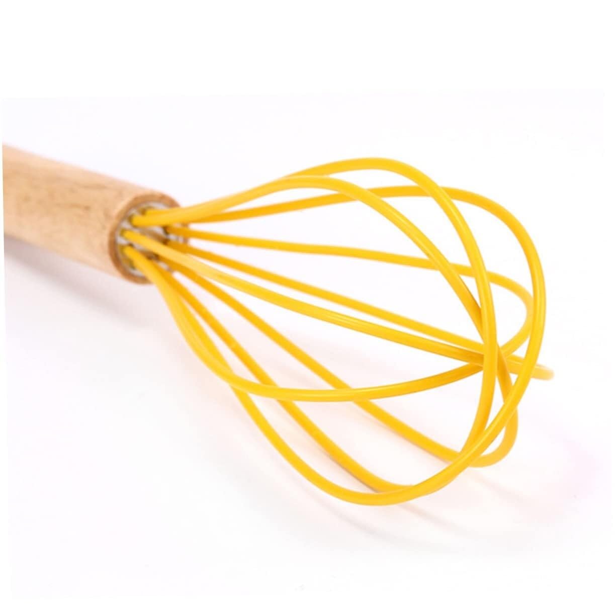 Schneebesen Rührbesen Manueller Schneebesen Mit Buchengriff, Heimküchenmixer, Creme-Teig-Backwerkzeug Handschneebesen(280x70mm)