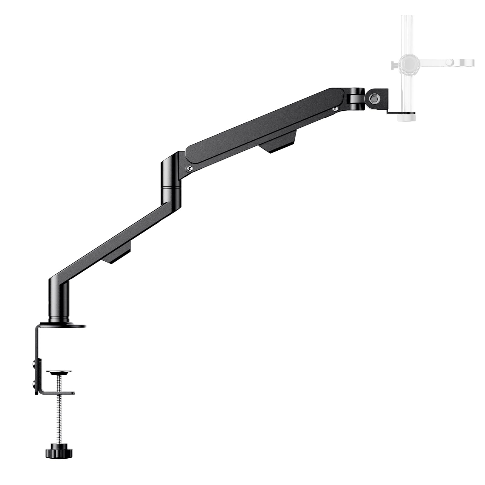 TOMLOV AM06 Flexible Arm Digital Microscope Stand, Upgraded Suspension Flex Boom Arm with Cable Management, Portable Boom Stand for Soldering Microscope DM9 Max TM4K AF Flex DM602 DM4S
