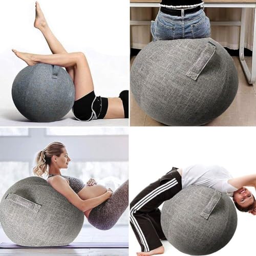 Cubierta para pelota de ejercicio antiarañazos con base estable 5