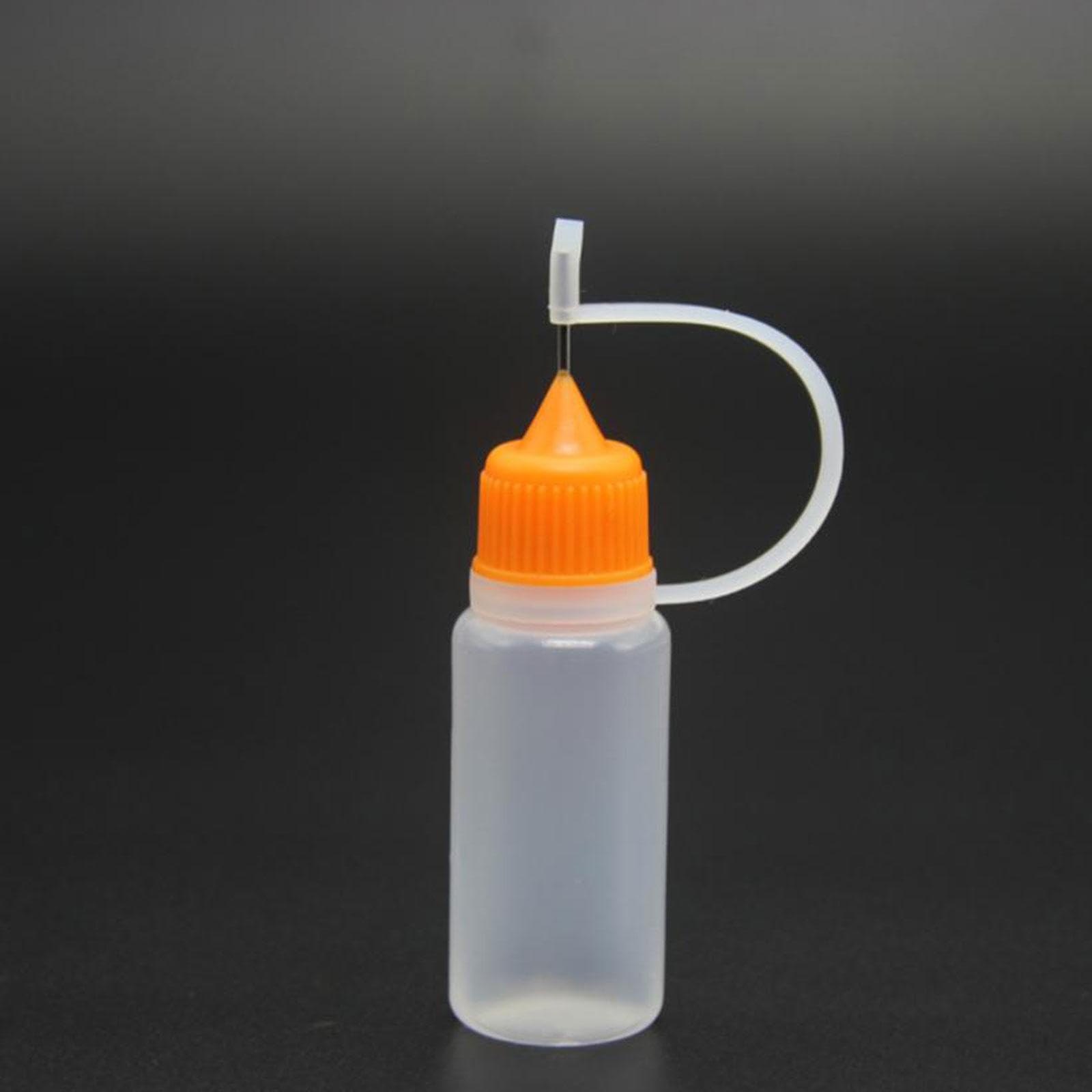 Produktbild von 4er Set Durchscheinende Quetschflaschen 100–300 Ml – Für Kleber, Öl, Labor & Bastelarbeiten