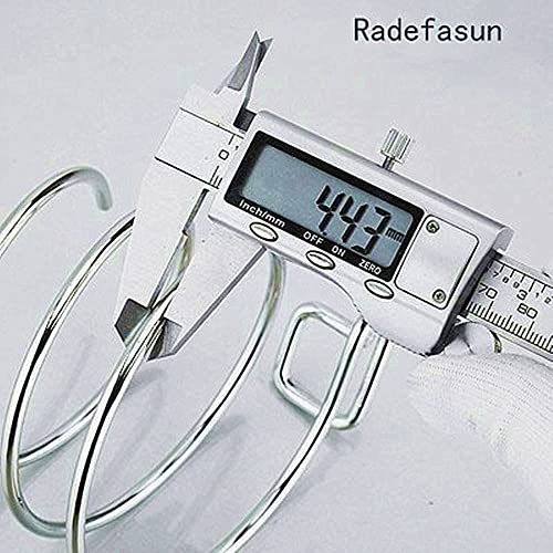 Image of Wall Mounted Hair Dryer Holder - Self Adhesive No-Drill Bathroom Organizer Rack for Dryer, Straightener & Combs (SILVER) (1)